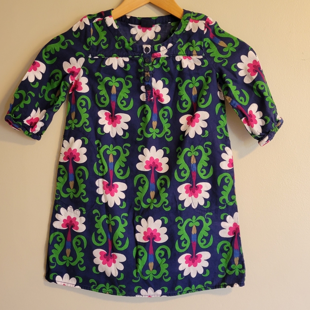 Gap Floral Tunic Dress Girls Size Small